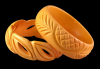 vintage corn carved bangles